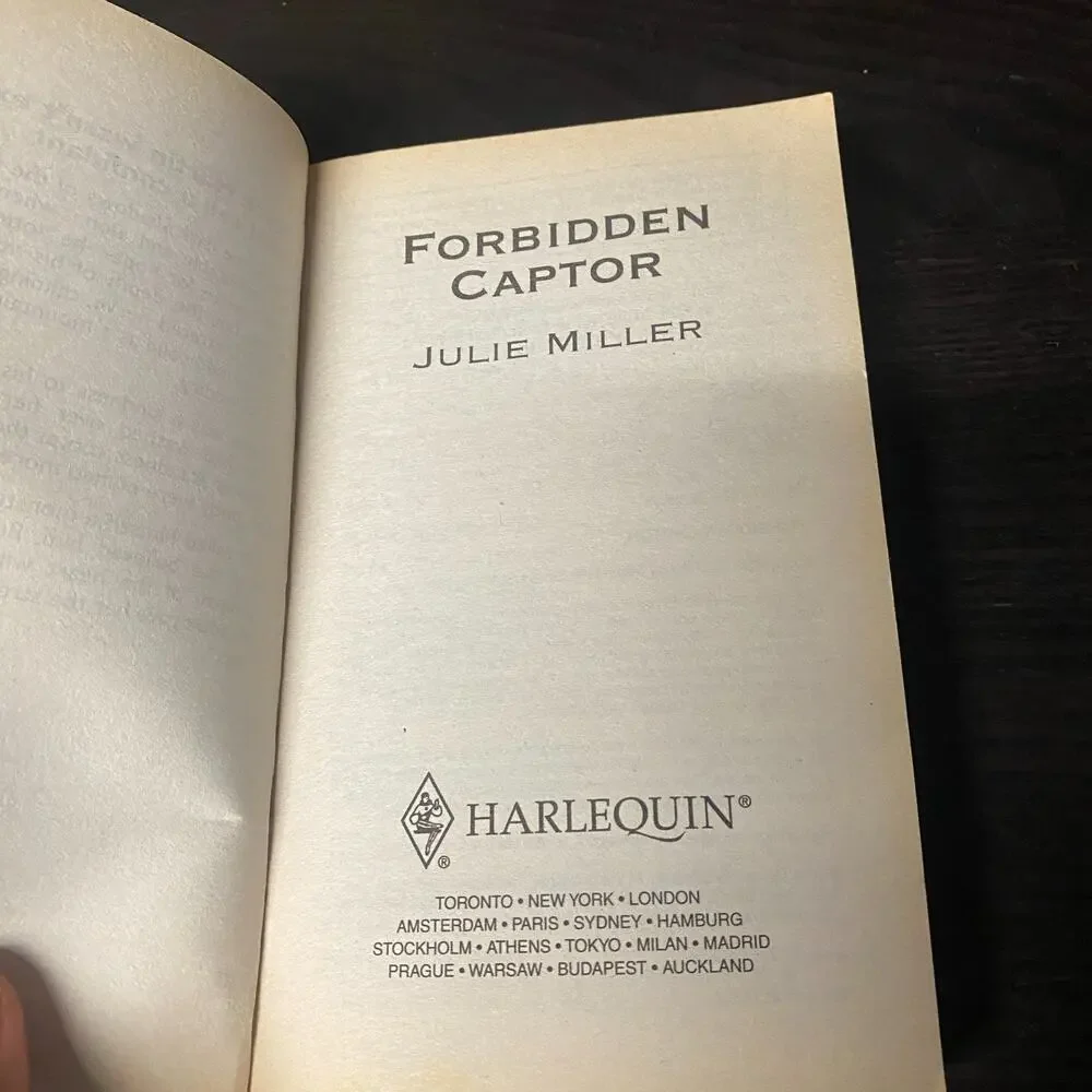 Forbidden Captor by Julie Miller (2005, Perfect)